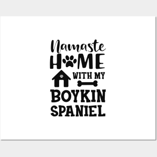 Boykin spaniel dog - Namaste home with my boykin spaniel Posters and Art